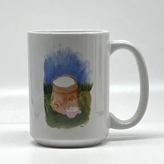 Cane Sugar Mug, 15 oz. JD & Company