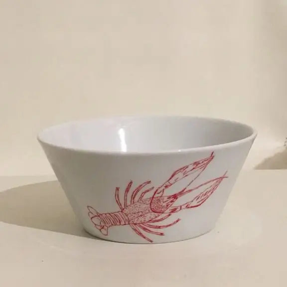 Crawfish Flared Styled Bowl, 6 3/8"