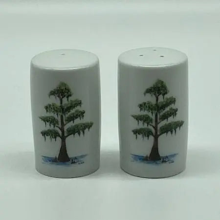 Cypress Tree Salt & Pepper Shakers