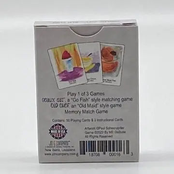 Geaux Eat ~ Old Chef Playing Cards 