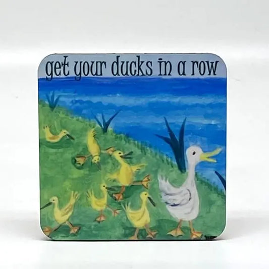 Get Your Ducks in a Row Coaster JD & Company