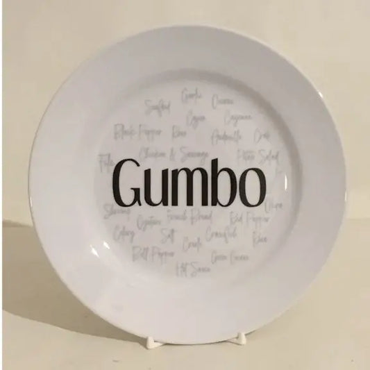 Gumbo Rim Salad Plate, 8 1/4" 