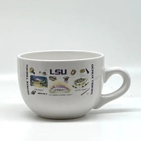 LSU Sports Head Gumbo Mug, 24 oz. JD & Company