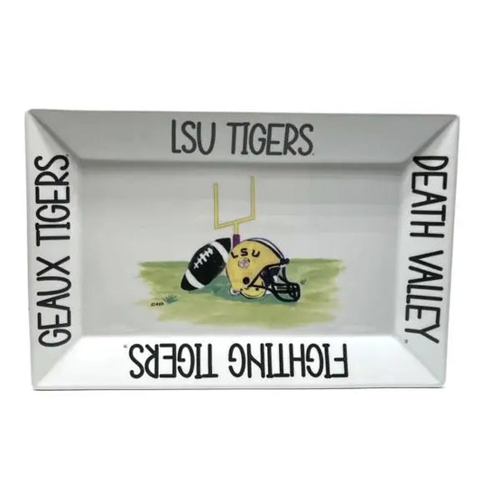 LSU Tiger Football Platter JD & Company