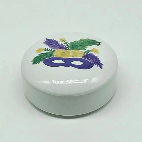 Mardi Gras Mask Keepsake Box Faust Heirlooms