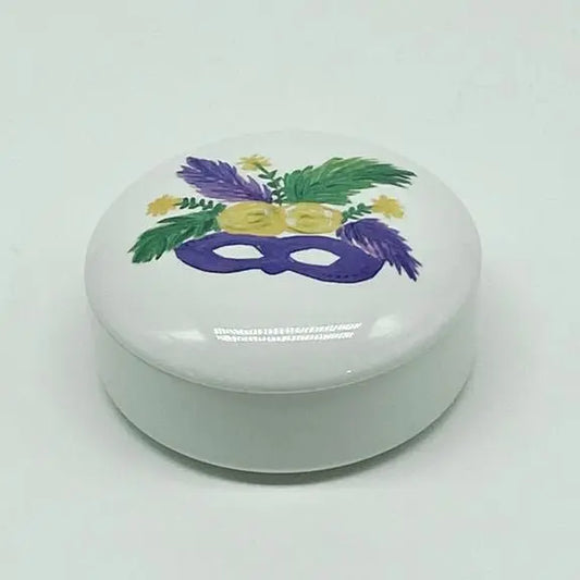 Mardi Gras Mask Keepsake Box Faust Heirlooms