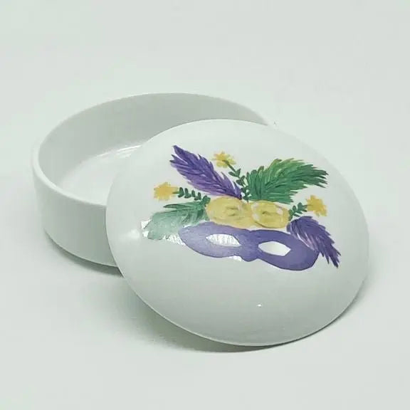 Mardi Gras Mask Keepsake Box Faust Heirlooms
