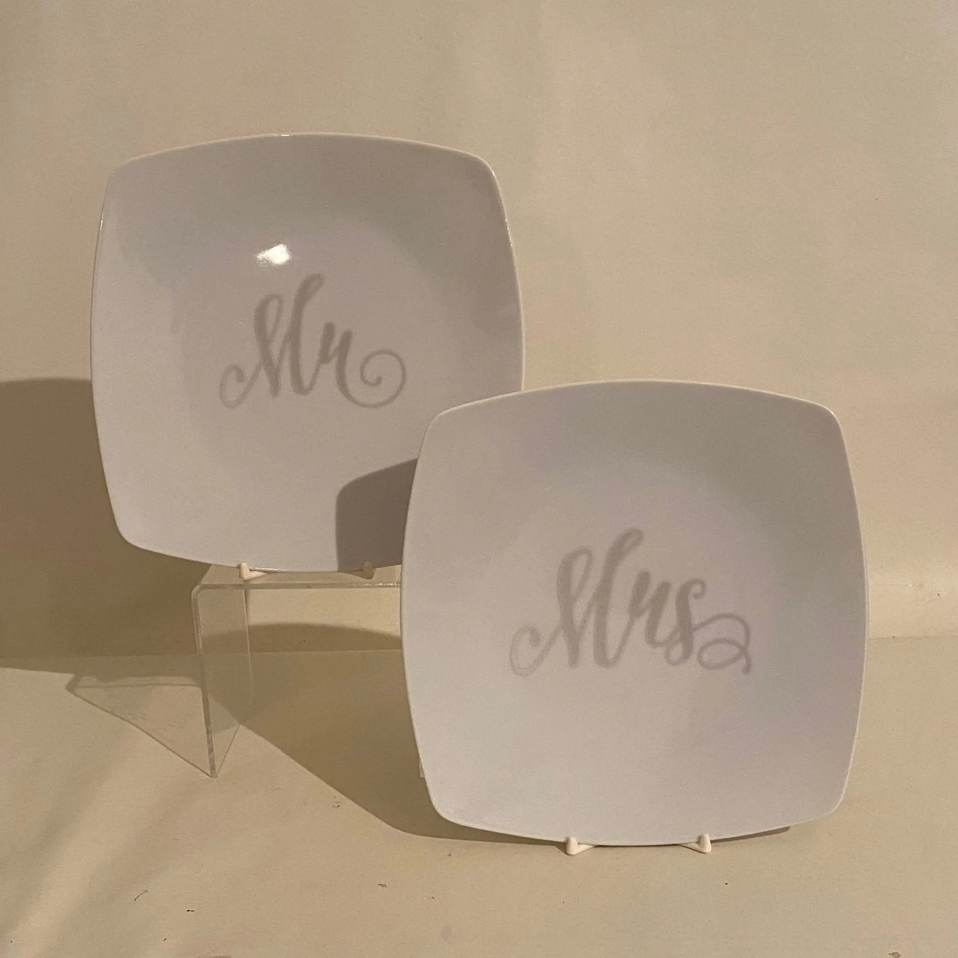 Mr & Mrs Plate Faust Heirlooms