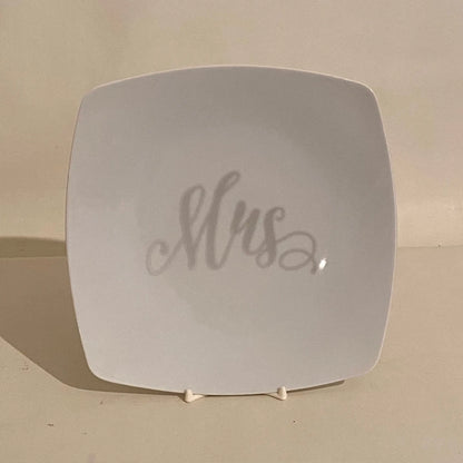 Mr & Mrs Plate Faust Heirlooms