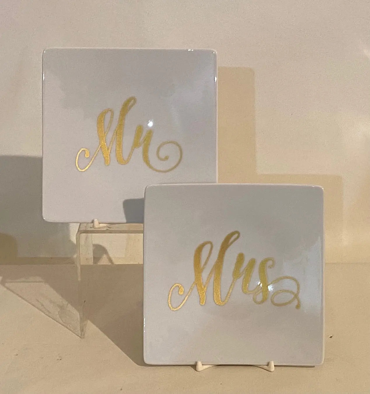 Mr & Mrs Plate Faust Heirlooms