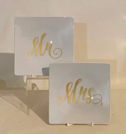 Mr & Mrs Plate Faust Heirlooms