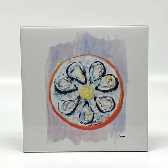 Oyster Square Trivet, 6" JD & Company