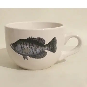 Socalait / White Crappie Gumbo Mug, 24 oz.