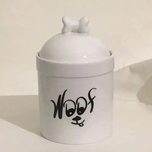 WOOF Dog Treat Jar 