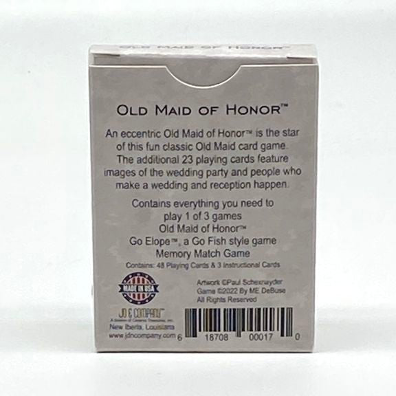 Old Maid of Honor Playing Cards