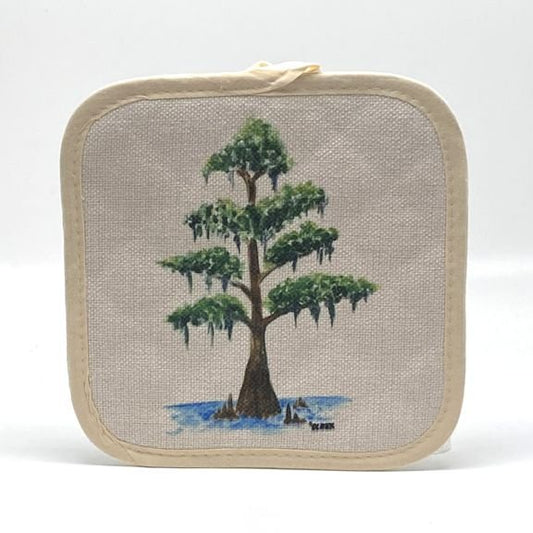 Cypress Tree Pot Holder